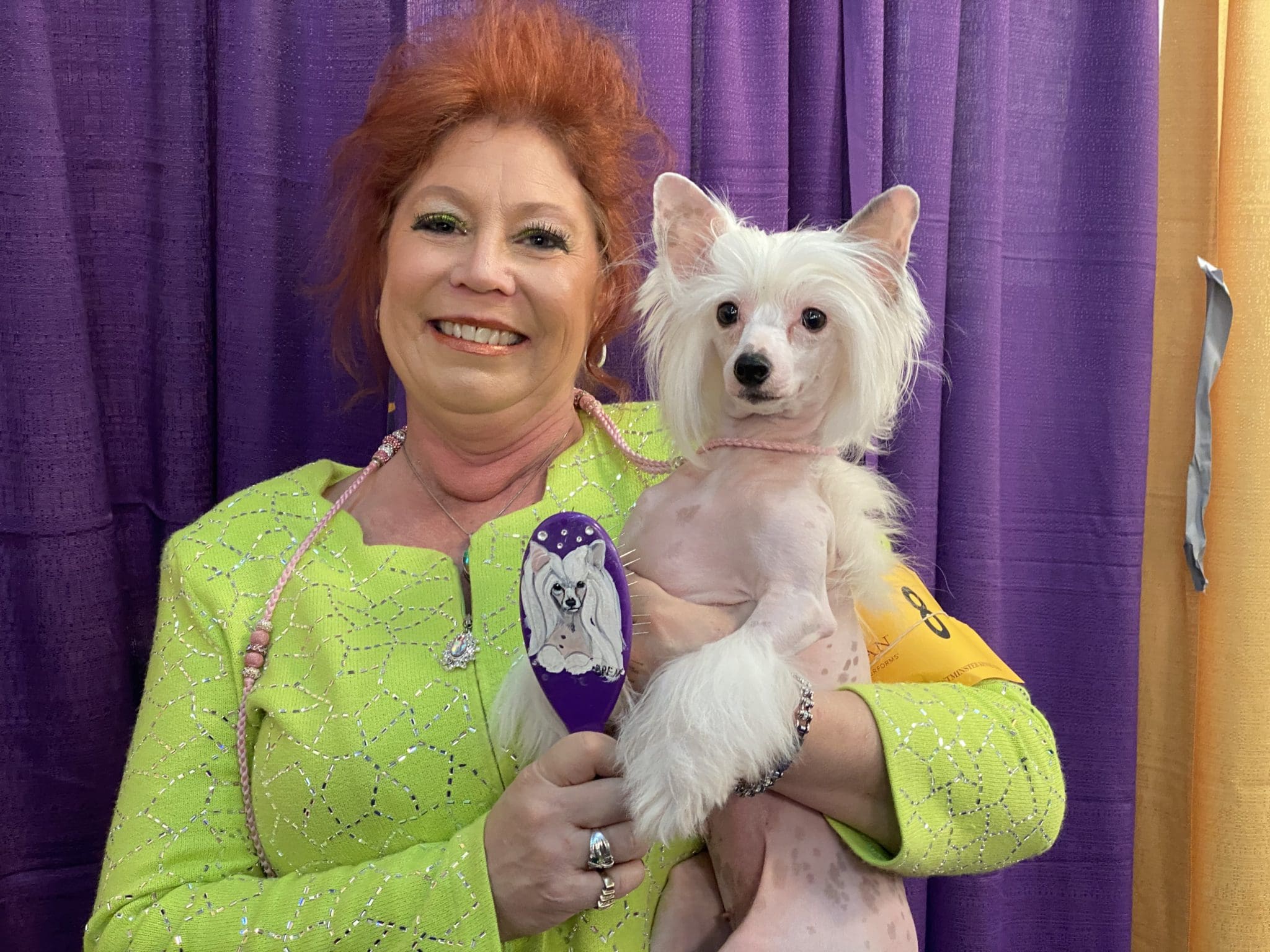 Owner and handler Kathy with "Jiggy" age 4 Owner and handler Kathy with "Jiggy" age 4