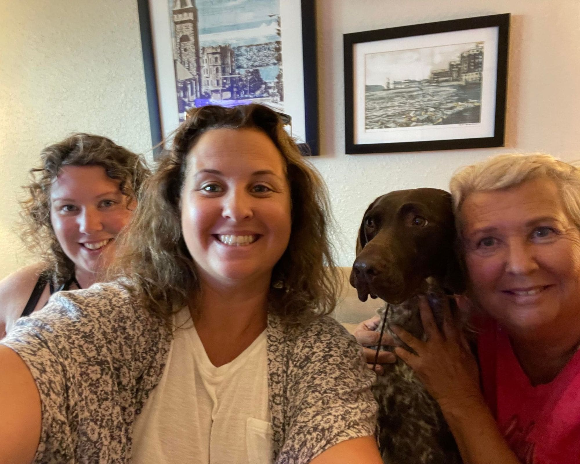 Carley, Cameron, Jade, Mom